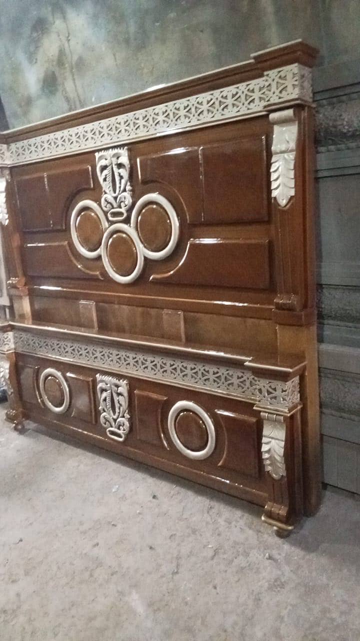 Bed , side tables and dressing 1