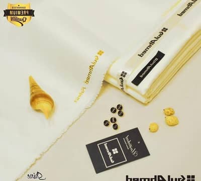 premium cotton sotton plainsuit off white unstitched