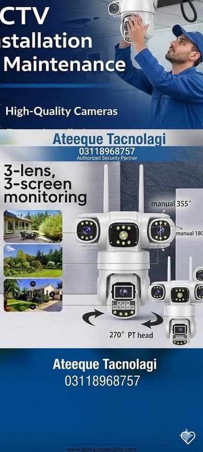 CCTV camera tacneshan phr camera ka 1500 Whatsapp 03118968757