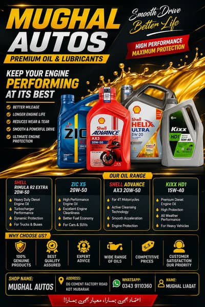 Premium Engine Oils | 100% Genuine | Best Quality