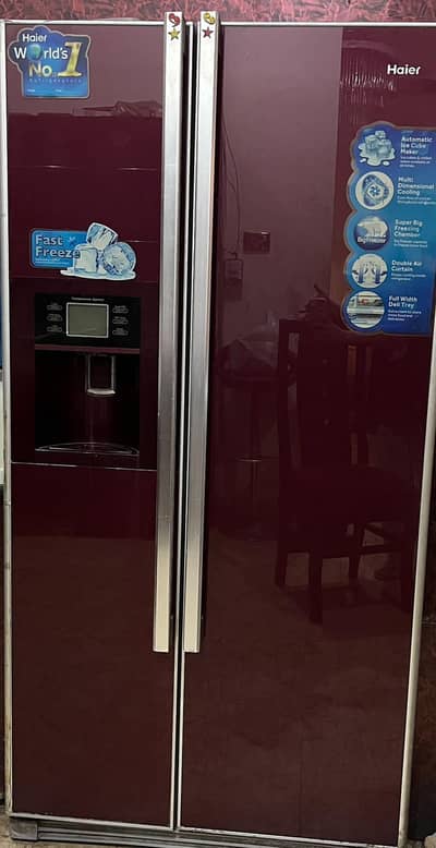 haier double door refrigerator