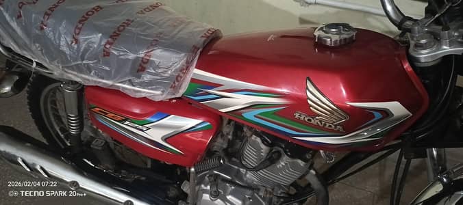 hona 125 model 23 red