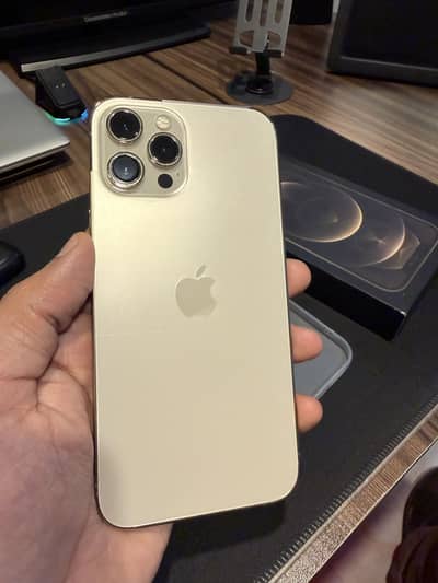 Apple iPhone 12 Pro Max 256 GB, PTA Approved, Golden, 10/10