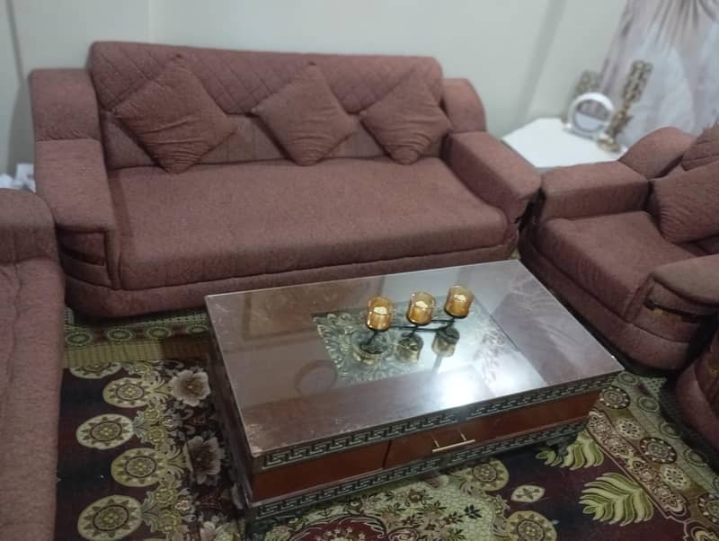 7 seater sofa set with table 1