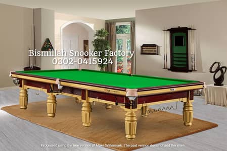 Commercial Snooker Tables for Clubs & Home Use | Lahore
