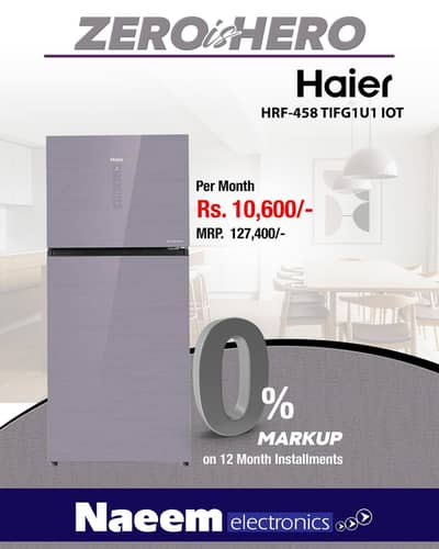 haier  inverter refrigerator 538,458,418,346,316