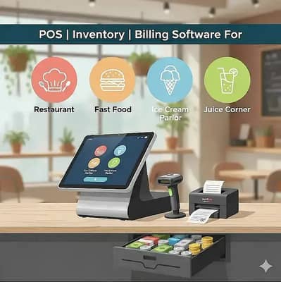 POS Software Lahore, Clothing Store, Restaurants, Supermarket, Shops