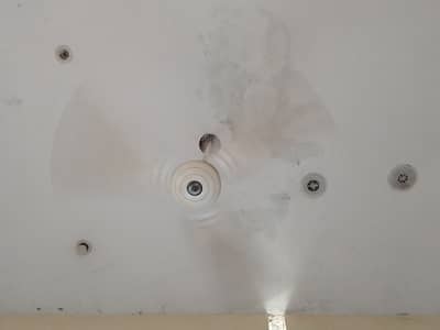 White Ceiling Fan 56 Inch - Smooth & High Speed Working Condition