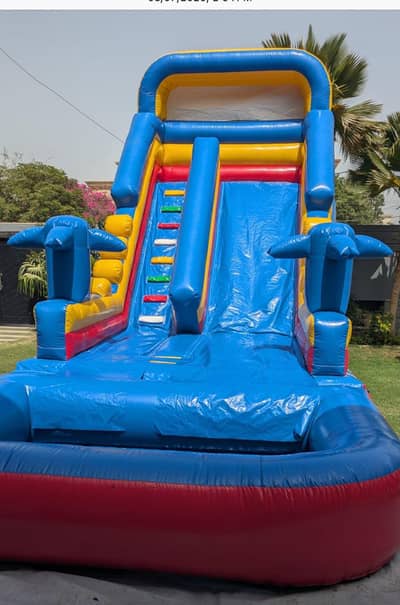 birthday party jumping slide