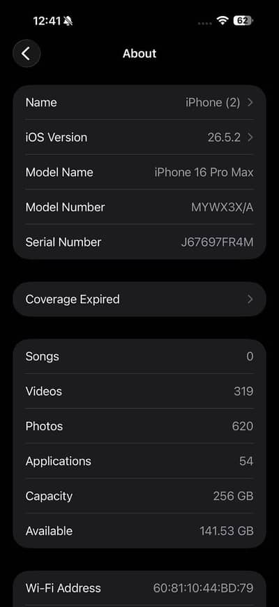 Apple iPhone 16 Pro Max FU