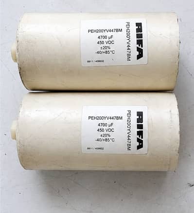Heavy Duty RIFA Capacitors 4700µF 450V DC – High Quality (Used)