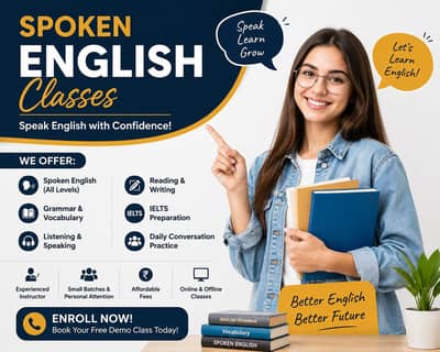 Spoken English and IELTS Classes | Improve Fluency and Grammer