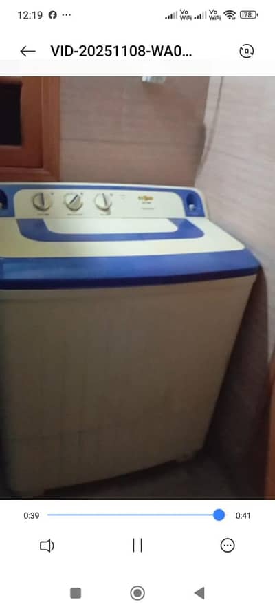 Super Asia twin jumbo washing machine good condition