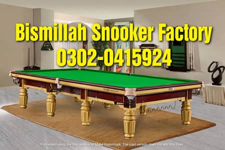 Commercial Snooker Tables for Clubs & Home Use | Lahore