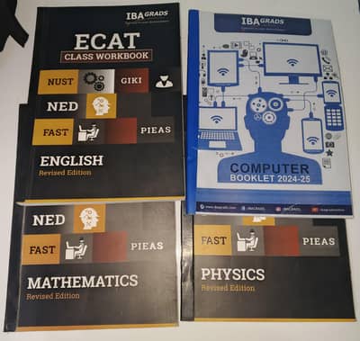 ECAT PREPARATION BOOKS ( IBA GRADS)