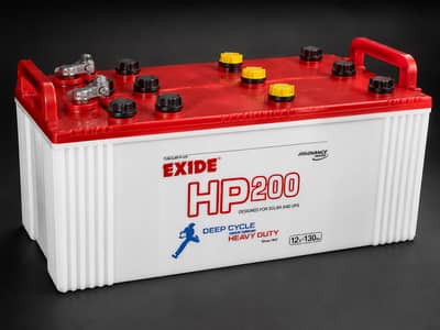 Exide HP 200 Battery 12V 130Ah 17 Plates | Solar & UPS | Vehari