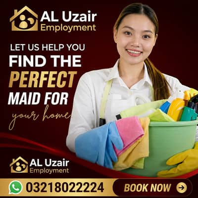 House Maids , Babysitter , Patient Care , Nurse , Driver, Maids, Cook