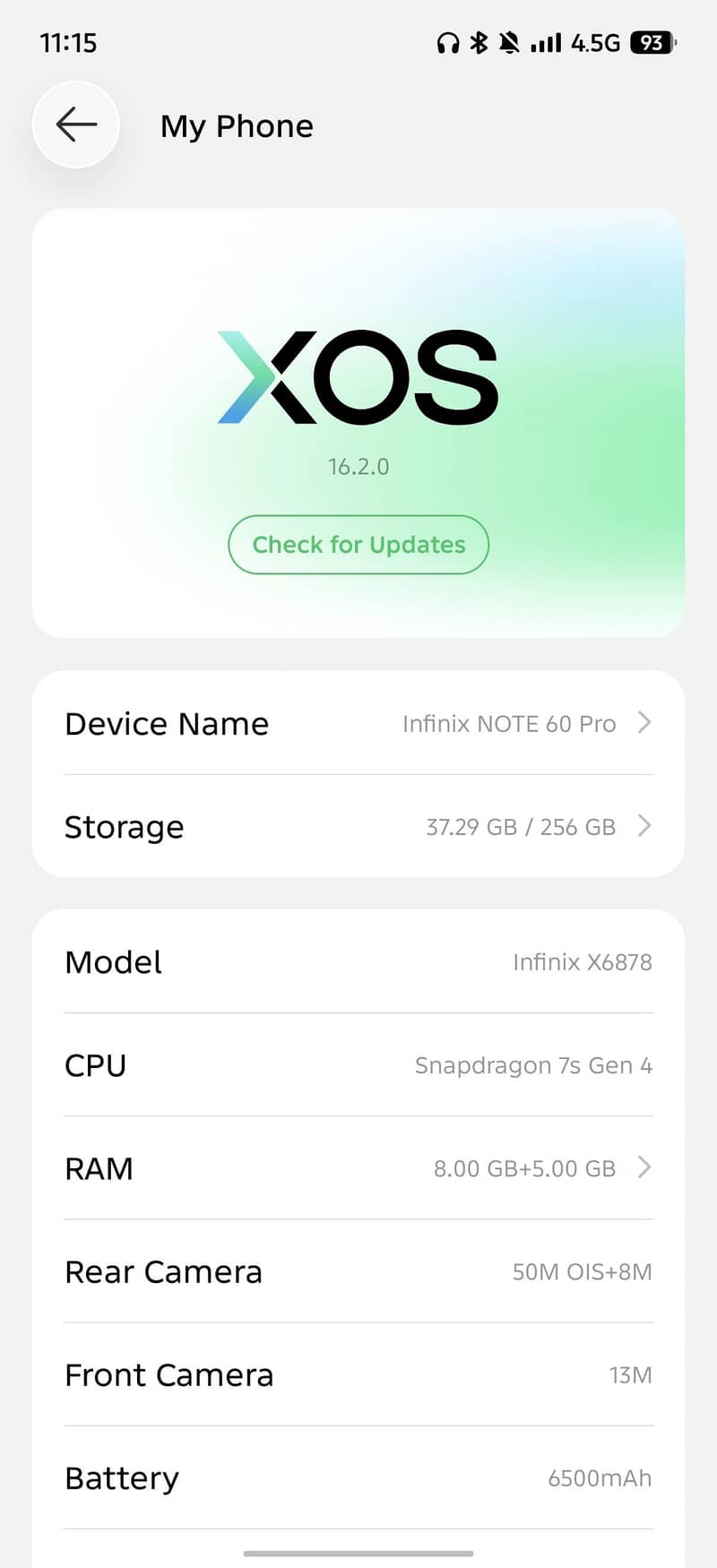 Infinix Note 60 pro 7