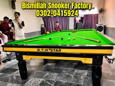 Snooker Table for Sale | 5x10 & 6x12 | Bismillah Snooker Factory