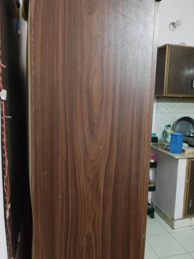 wooden wardrobe
