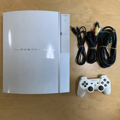 PS3 FAT White Limited Edition – Jailbroken, 23 Games, 320GB HDD