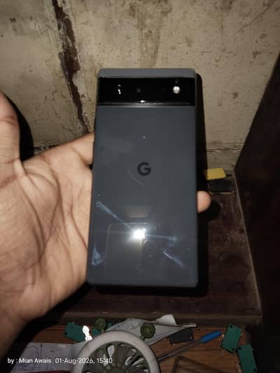 Google Pixel 6 (8GB/256GB) PTA Approved - Black Color - 9/10 Condition