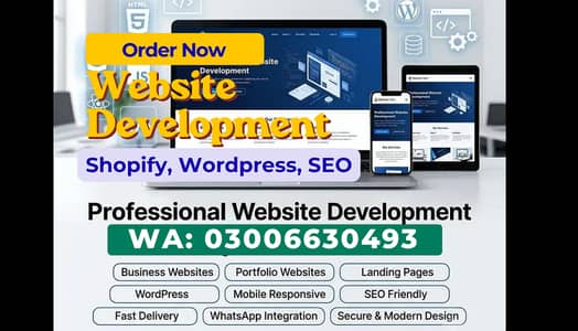 Web Development Faisalabad | Shopify | TikTok | Facebook