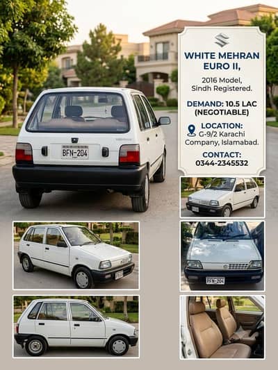 Suzuki Mehran VXR 2016