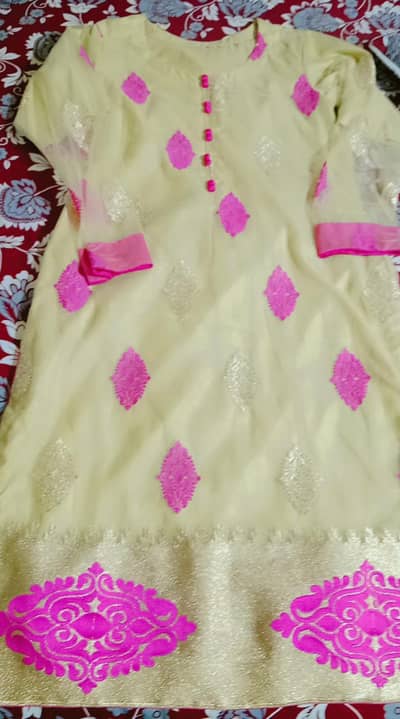 Brand New 2_Piece Lawn Suit | Stitched | Size M | Best Price