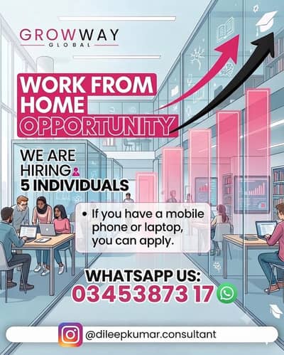 Male & Female Staff Required |Urgent Hiring |  Online Jobs