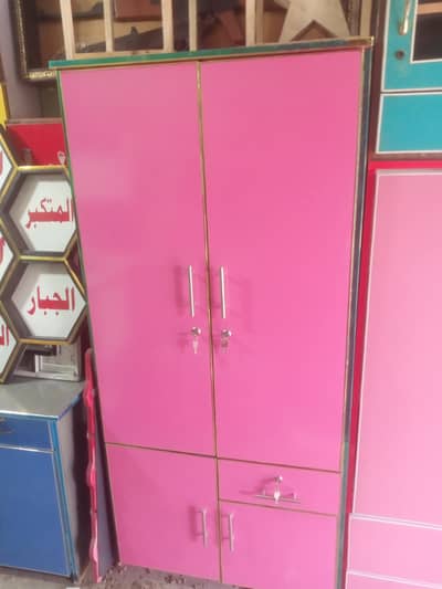 High quality best price kids furniture safe almari double side hanger