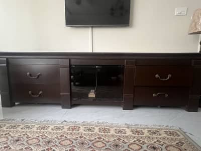 Wooden TV Console Table – Excellent Condition