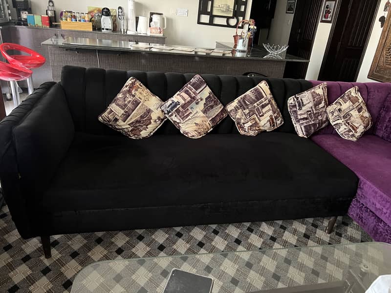 Classy Sofa set L shaped 1