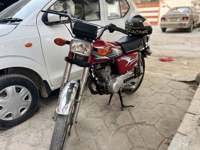Honda CG 125 2023 | Red Color | 1st Owner | Excellent Condition