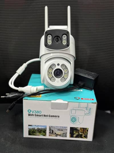 V380 WiFi Smart Security Camera | 360° PTZ | HD Night Vision | Outdoor