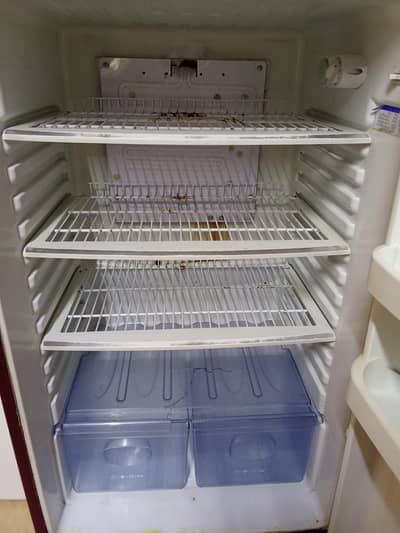 Floral Red Fridge full size