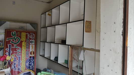 racks and counter