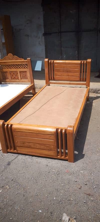Luxury wooden bed