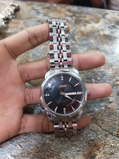 sekmi watch 9268 silver water proof