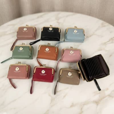 Premium Women’s Mini Wallet – Luxury Ladies Card Holder with 12 Card