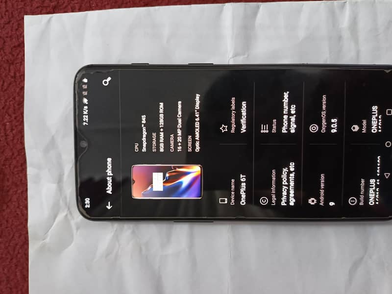 One Plus 6T 3