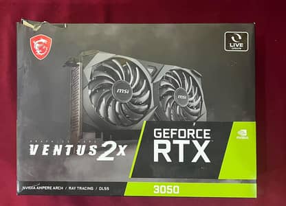 MSi Geforce RTX 3050 Ventus 2x 8GB GDDR6 Graphic Card- Excellent condi