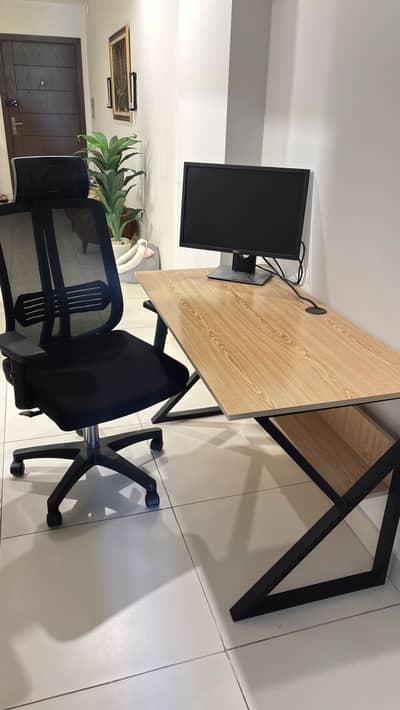 Ergonomic Chair and Work Table for Sale!