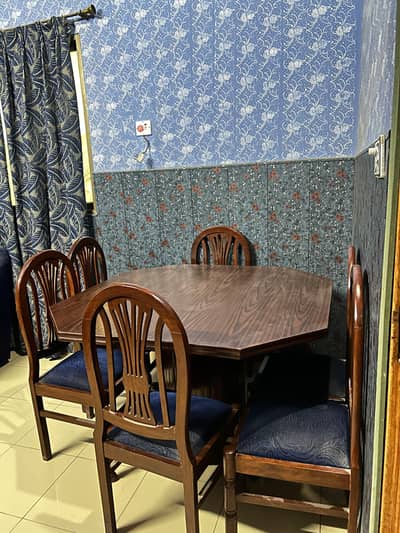 Dining table with chairs