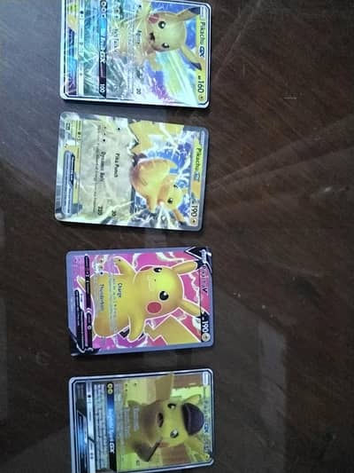 Pikachu cards