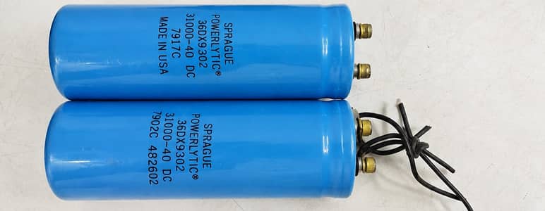 Sprague Powerlytic 36DX9302 31000µF 40V DC Capacitors (Made in USA)