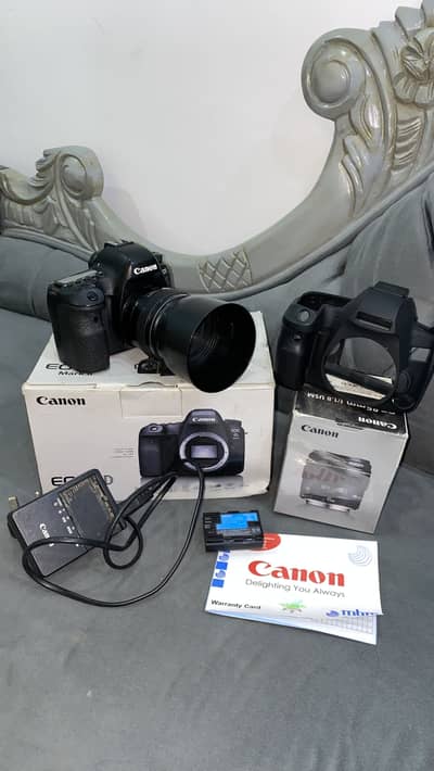 Canon 6D mark II with 85 mm 1.8 lense