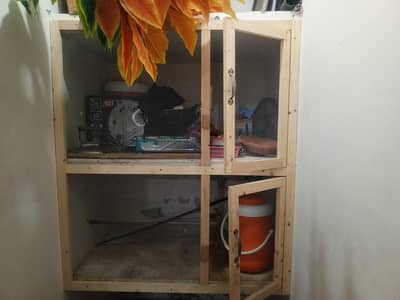 Wooden Front Frame with Dual Doors (Custom Built)