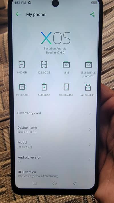 Infinix Note 10 6 128