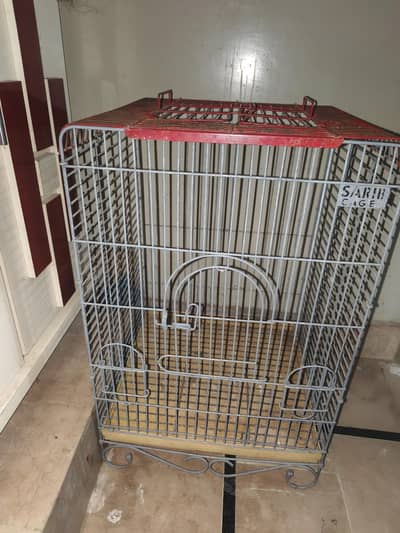 Raw parrot cage